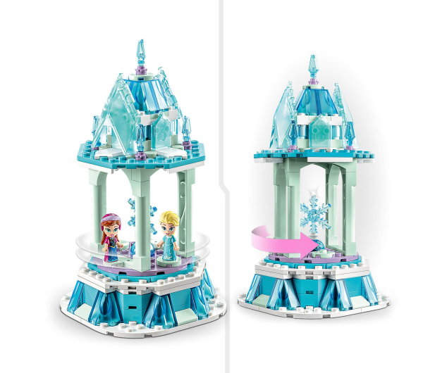 LEGO Disney Princess 43218 Magiczna karuzela Anny i Elzy - 1144415 - zdjęcie 3